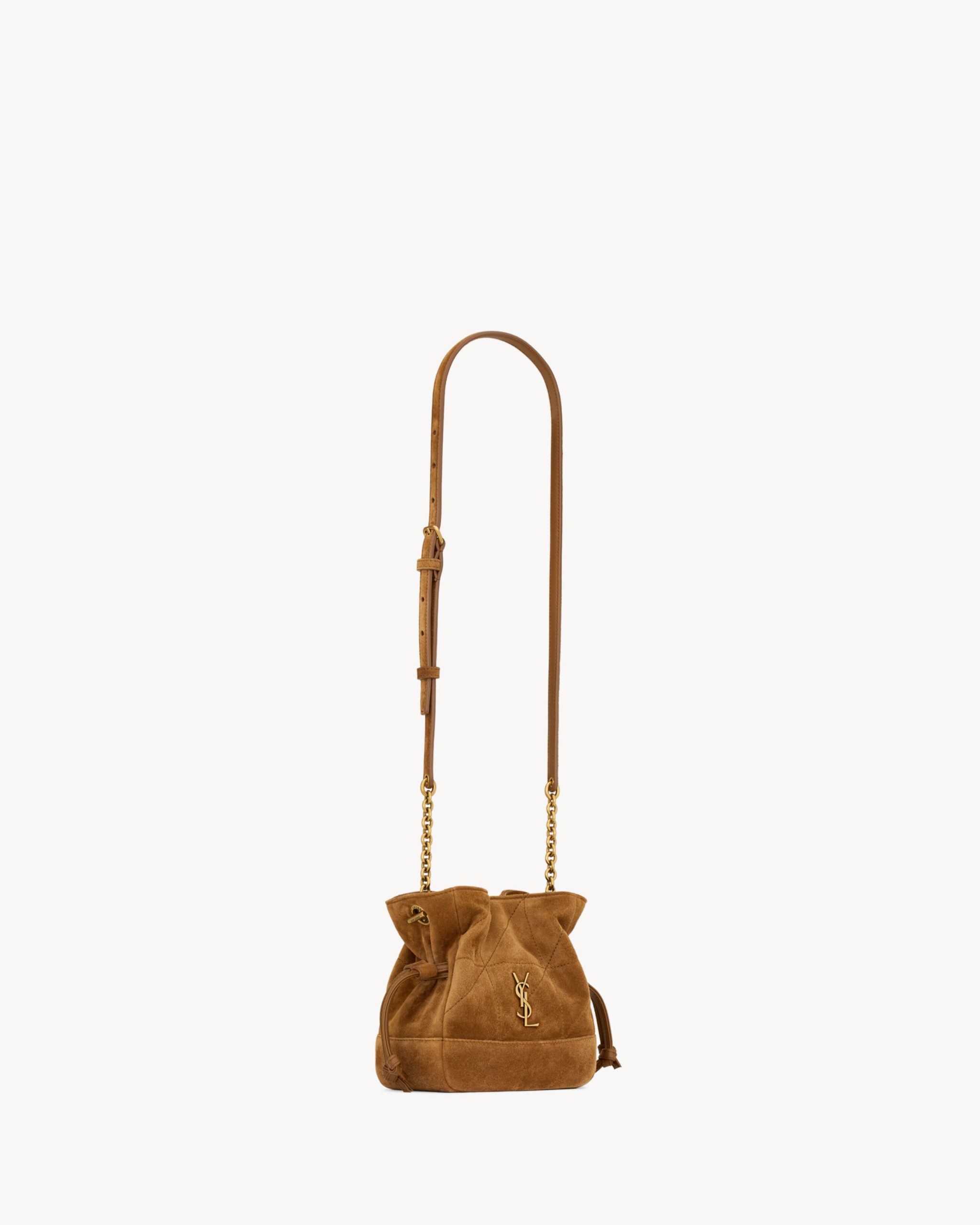 YSL JAMIE mini shoulder pouch in suede - Image 5